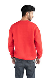 Men’s red oversize sweatshirt
